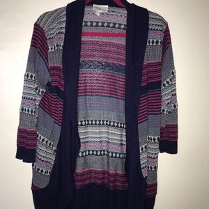 Multi color cardigan
